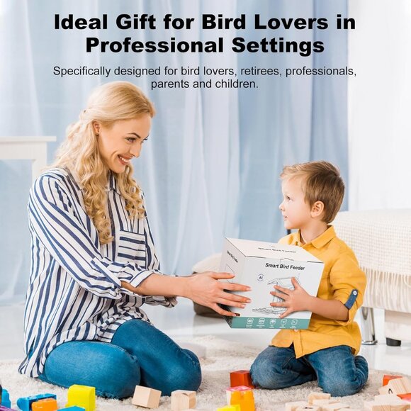 Smart Bird Feeder with Camera Solar Powered & Wireless Outdoor, HD Auto-Capture - Picture 6 of 6